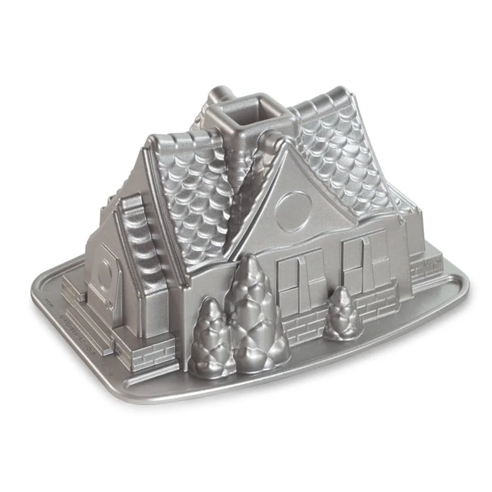 Nordic Ware Gingerbread House Bundt Cake Pan